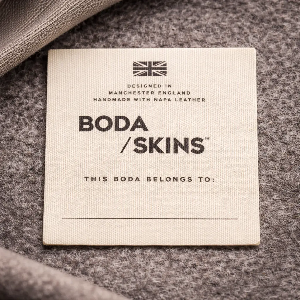 FL-3293 custom fabric label for denim and fashion brands