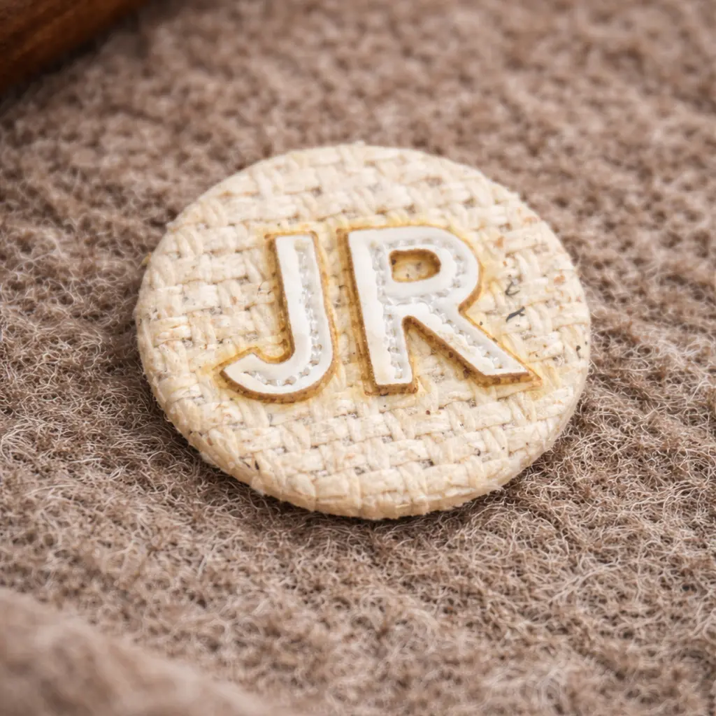 FL-3308 premium fabric label for fashion brands