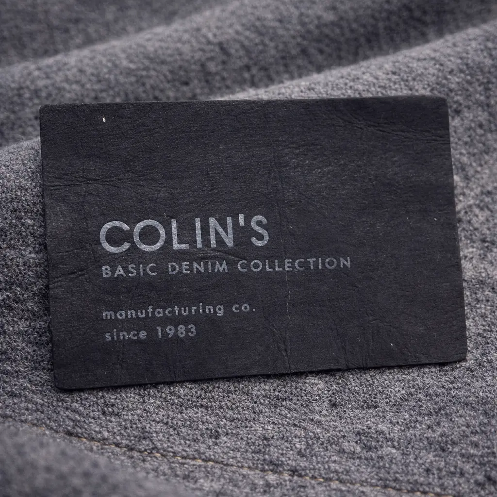 JL-3303 custom jacron label for denim jeans branding