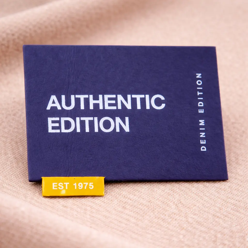 PBL-3360 plant-based leather label for denim and fashion brands