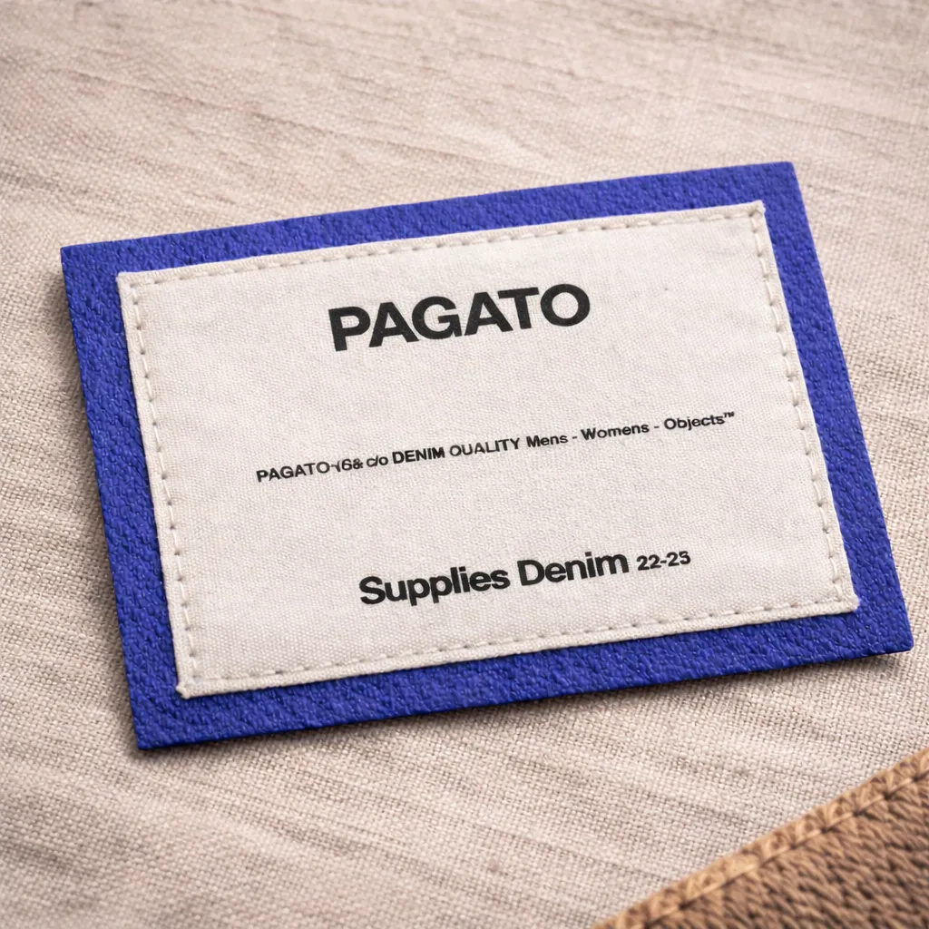 PL-3239 canvas PU label for garment branding