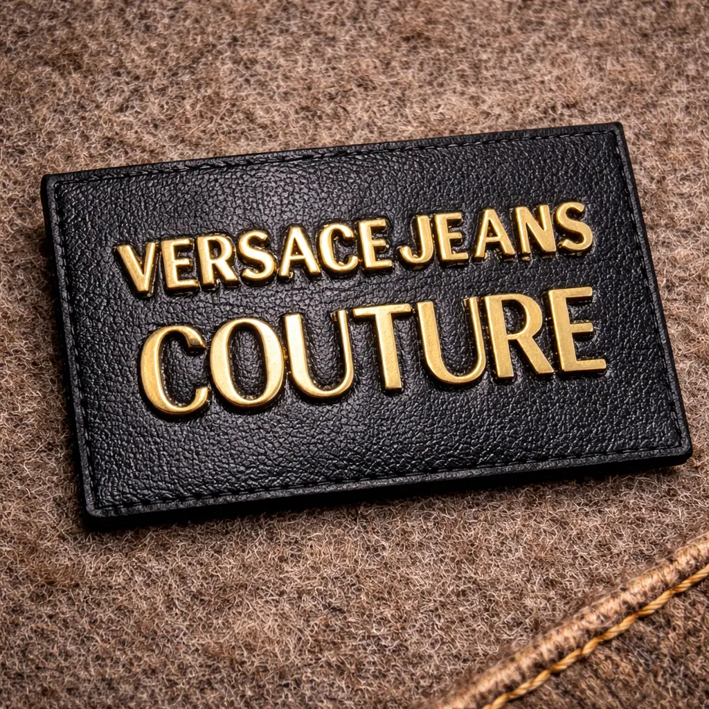 PL-3230 debossed PU label for jeans and fashion garments