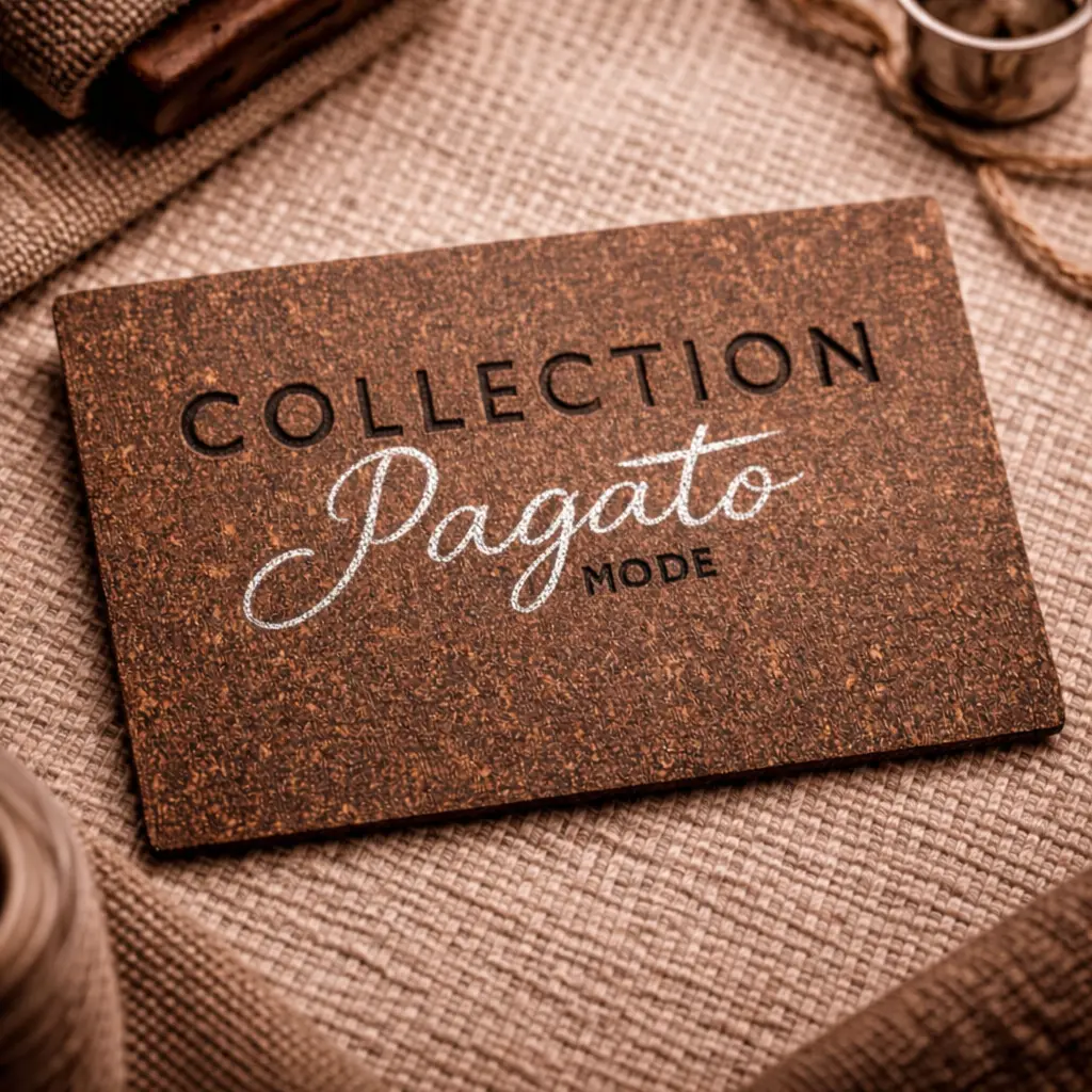 SL-3210 debossed salpa label for garment branding